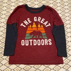 Toddler boys long sleeve shirt